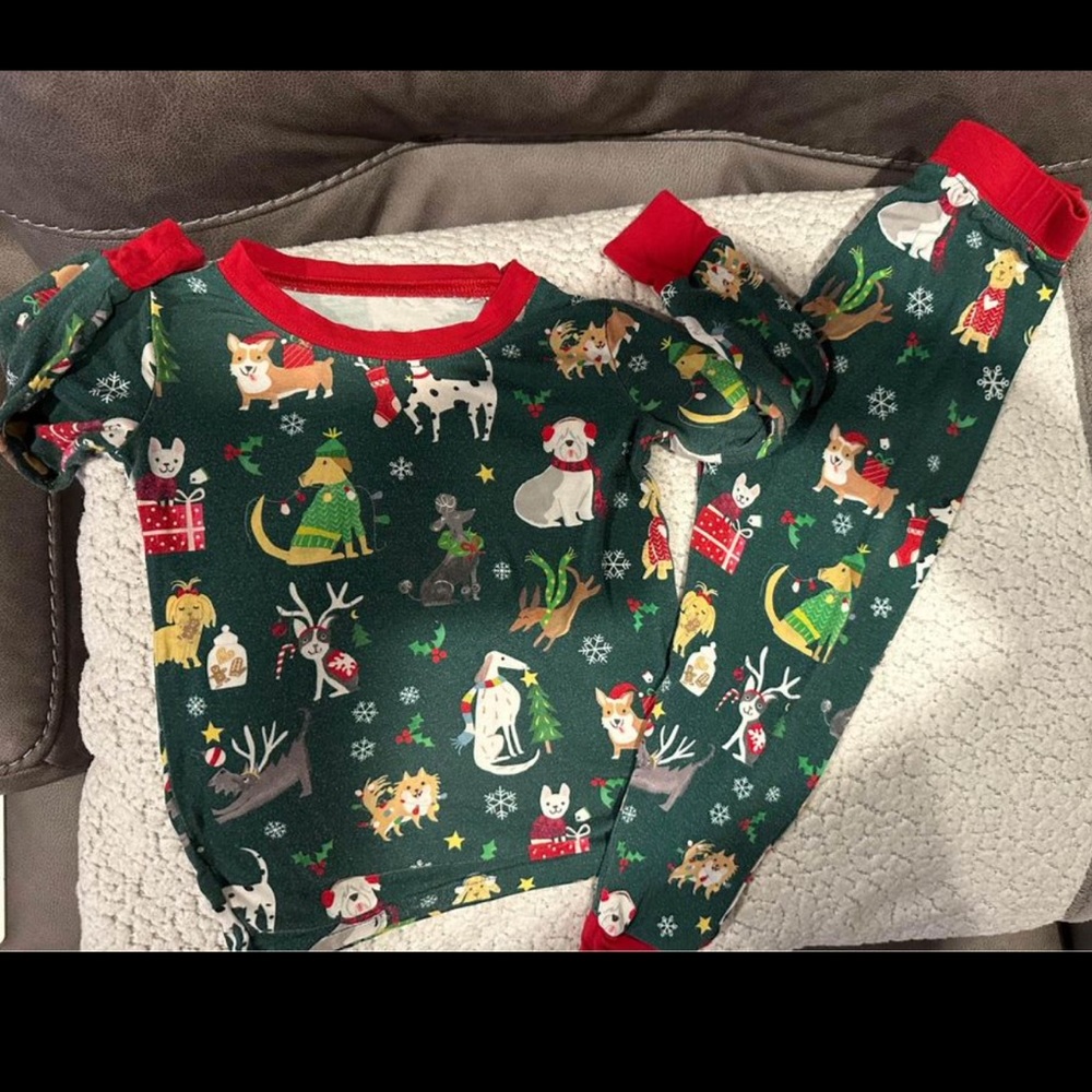 Little Sleepies Holiday Hounds 12-18 months set